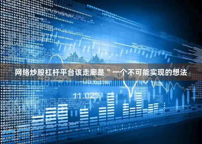 网络炒股杠杆平台该走廊是＂一个不可能实现的想法